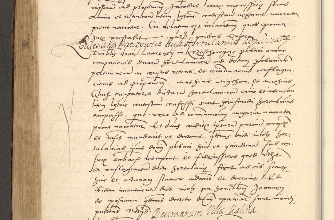 Zdjęcie nr 578 dla obiektu archiwalnego: Acta actorum causarum, sentenciarum et obligationum coram reverendo patre domino Paulo Crassowsky Varschoviensi et Omnium Sanctorum preposito, canonico vicarioque in spiritualibus ex commissione reverendissimi in Christo patris et domini domini Petri Dei gratia episcopi Cracoviensis ac officiali generali Cracoviensi ad annum Domini 1540, cuius indictio est 13, pontificatus sanctissimi in Christo patris et domini nostri domini Pauli divina providencia pape tercii anno sexto a die ac mense infrascriptis feliciter continuantur