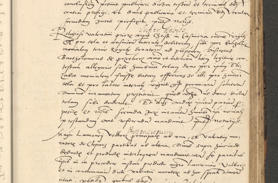 Zdjęcie nr 579 dla obiektu archiwalnego: Acta actorum causarum, sentenciarum et obligationum coram reverendo patre domino Paulo Crassowsky Varschoviensi et Omnium Sanctorum preposito, canonico vicarioque in spiritualibus ex commissione reverendissimi in Christo patris et domini domini Petri Dei gratia episcopi Cracoviensis ac officiali generali Cracoviensi ad annum Domini 1540, cuius indictio est 13, pontificatus sanctissimi in Christo patris et domini nostri domini Pauli divina providencia pape tercii anno sexto a die ac mense infrascriptis feliciter continuantur
