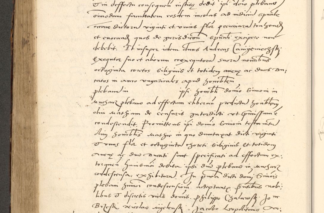 Zdjęcie nr 602 dla obiektu archiwalnego: Acta actorum causarum, sentenciarum et obligationum coram reverendo patre domino Paulo Crassowsky Varschoviensi et Omnium Sanctorum preposito, canonico vicarioque in spiritualibus ex commissione reverendissimi in Christo patris et domini domini Petri Dei gratia episcopi Cracoviensis ac officiali generali Cracoviensi ad annum Domini 1540, cuius indictio est 13, pontificatus sanctissimi in Christo patris et domini nostri domini Pauli divina providencia pape tercii anno sexto a die ac mense infrascriptis feliciter continuantur
