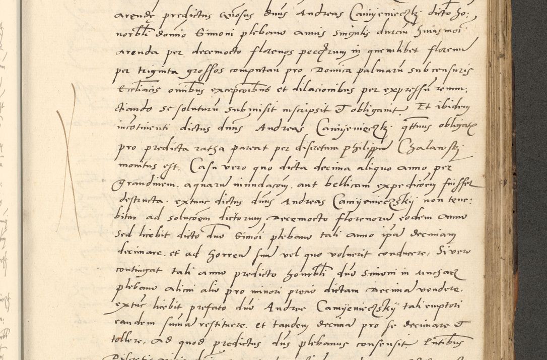 Zdjęcie nr 601 dla obiektu archiwalnego: Acta actorum causarum, sentenciarum et obligationum coram reverendo patre domino Paulo Crassowsky Varschoviensi et Omnium Sanctorum preposito, canonico vicarioque in spiritualibus ex commissione reverendissimi in Christo patris et domini domini Petri Dei gratia episcopi Cracoviensis ac officiali generali Cracoviensi ad annum Domini 1540, cuius indictio est 13, pontificatus sanctissimi in Christo patris et domini nostri domini Pauli divina providencia pape tercii anno sexto a die ac mense infrascriptis feliciter continuantur