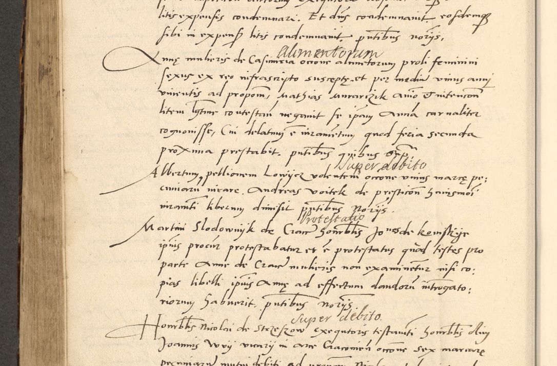 Zdjęcie nr 604 dla obiektu archiwalnego: Acta actorum causarum, sentenciarum et obligationum coram reverendo patre domino Paulo Crassowsky Varschoviensi et Omnium Sanctorum preposito, canonico vicarioque in spiritualibus ex commissione reverendissimi in Christo patris et domini domini Petri Dei gratia episcopi Cracoviensis ac officiali generali Cracoviensi ad annum Domini 1540, cuius indictio est 13, pontificatus sanctissimi in Christo patris et domini nostri domini Pauli divina providencia pape tercii anno sexto a die ac mense infrascriptis feliciter continuantur