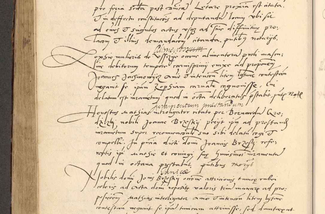 Zdjęcie nr 606 dla obiektu archiwalnego: Acta actorum causarum, sentenciarum et obligationum coram reverendo patre domino Paulo Crassowsky Varschoviensi et Omnium Sanctorum preposito, canonico vicarioque in spiritualibus ex commissione reverendissimi in Christo patris et domini domini Petri Dei gratia episcopi Cracoviensis ac officiali generali Cracoviensi ad annum Domini 1540, cuius indictio est 13, pontificatus sanctissimi in Christo patris et domini nostri domini Pauli divina providencia pape tercii anno sexto a die ac mense infrascriptis feliciter continuantur