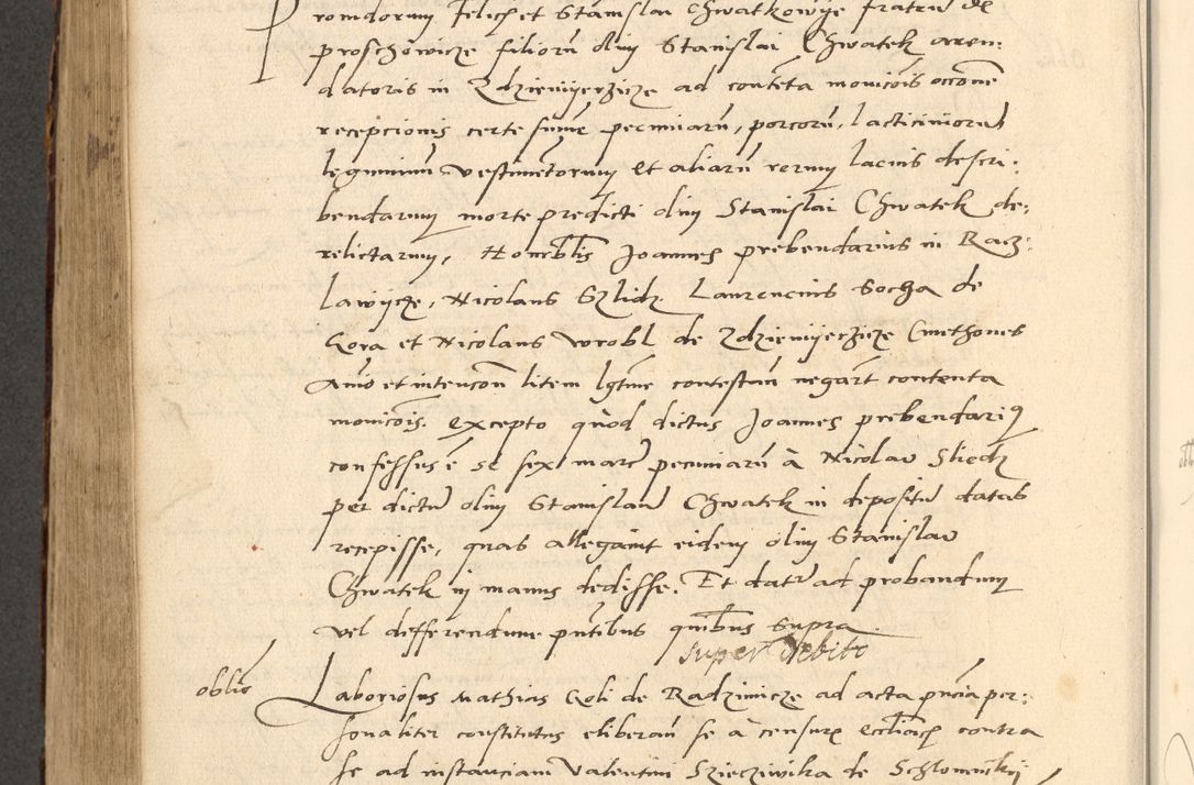Zdjęcie nr 612 dla obiektu archiwalnego: Acta actorum causarum, sentenciarum et obligationum coram reverendo patre domino Paulo Crassowsky Varschoviensi et Omnium Sanctorum preposito, canonico vicarioque in spiritualibus ex commissione reverendissimi in Christo patris et domini domini Petri Dei gratia episcopi Cracoviensis ac officiali generali Cracoviensi ad annum Domini 1540, cuius indictio est 13, pontificatus sanctissimi in Christo patris et domini nostri domini Pauli divina providencia pape tercii anno sexto a die ac mense infrascriptis feliciter continuantur