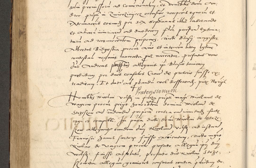 Zdjęcie nr 617 dla obiektu archiwalnego: Acta actorum causarum, sentenciarum et obligationum coram reverendo patre domino Paulo Crassowsky Varschoviensi et Omnium Sanctorum preposito, canonico vicarioque in spiritualibus ex commissione reverendissimi in Christo patris et domini domini Petri Dei gratia episcopi Cracoviensis ac officiali generali Cracoviensi ad annum Domini 1540, cuius indictio est 13, pontificatus sanctissimi in Christo patris et domini nostri domini Pauli divina providencia pape tercii anno sexto a die ac mense infrascriptis feliciter continuantur