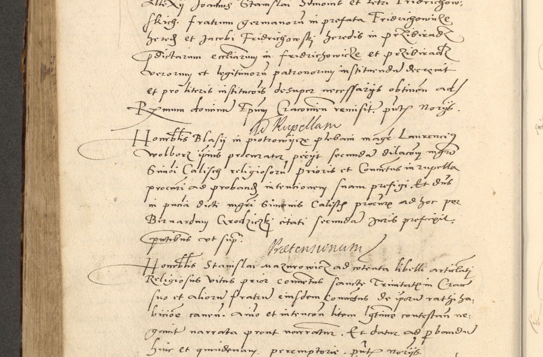 Zdjęcie nr 618 dla obiektu archiwalnego: Acta actorum causarum, sentenciarum et obligationum coram reverendo patre domino Paulo Crassowsky Varschoviensi et Omnium Sanctorum preposito, canonico vicarioque in spiritualibus ex commissione reverendissimi in Christo patris et domini domini Petri Dei gratia episcopi Cracoviensis ac officiali generali Cracoviensi ad annum Domini 1540, cuius indictio est 13, pontificatus sanctissimi in Christo patris et domini nostri domini Pauli divina providencia pape tercii anno sexto a die ac mense infrascriptis feliciter continuantur