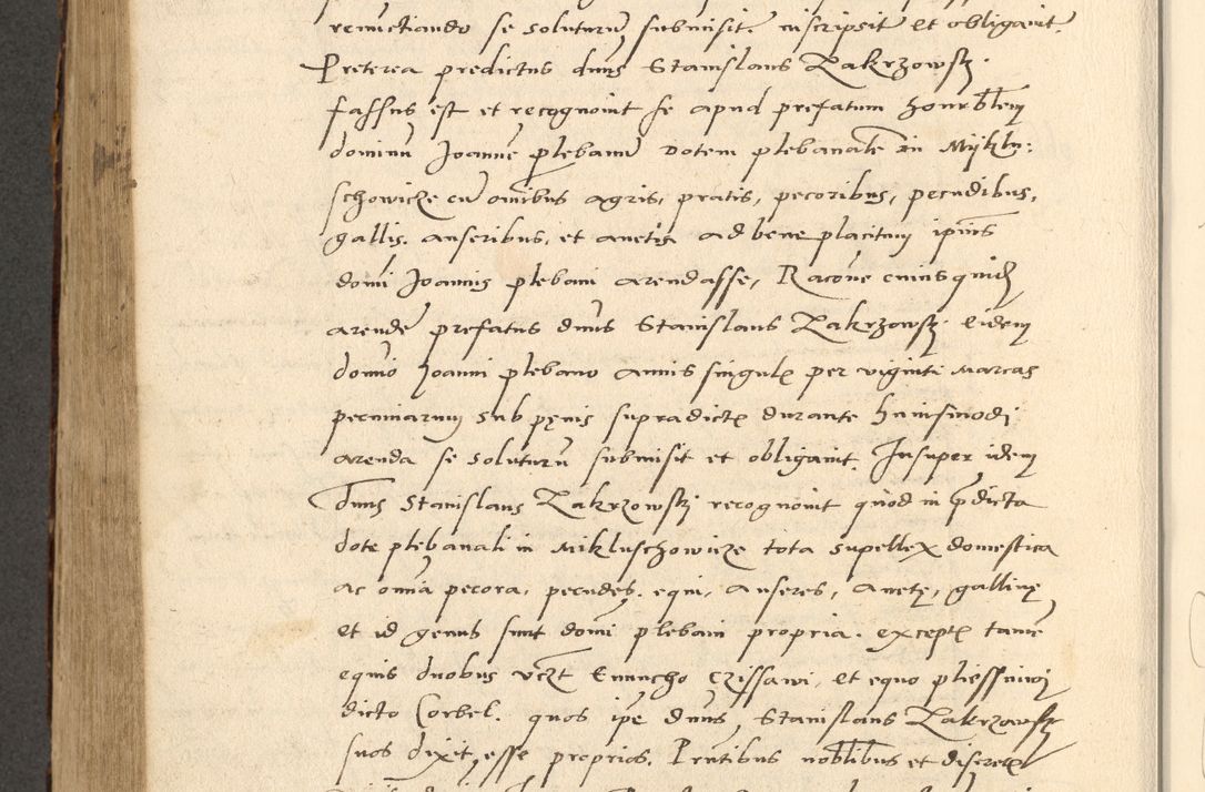 Zdjęcie nr 621 dla obiektu archiwalnego: Acta actorum causarum, sentenciarum et obligationum coram reverendo patre domino Paulo Crassowsky Varschoviensi et Omnium Sanctorum preposito, canonico vicarioque in spiritualibus ex commissione reverendissimi in Christo patris et domini domini Petri Dei gratia episcopi Cracoviensis ac officiali generali Cracoviensi ad annum Domini 1540, cuius indictio est 13, pontificatus sanctissimi in Christo patris et domini nostri domini Pauli divina providencia pape tercii anno sexto a die ac mense infrascriptis feliciter continuantur