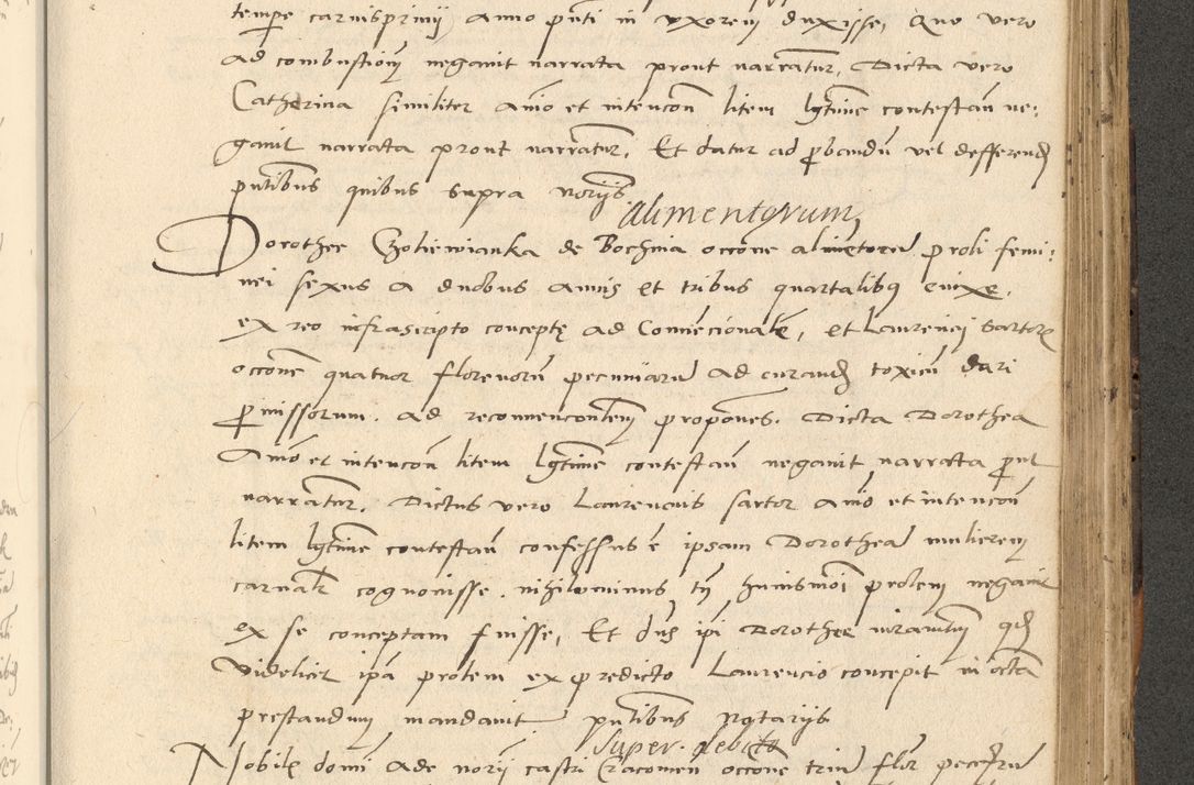Zdjęcie nr 628 dla obiektu archiwalnego: Acta actorum causarum, sentenciarum et obligationum coram reverendo patre domino Paulo Crassowsky Varschoviensi et Omnium Sanctorum preposito, canonico vicarioque in spiritualibus ex commissione reverendissimi in Christo patris et domini domini Petri Dei gratia episcopi Cracoviensis ac officiali generali Cracoviensi ad annum Domini 1540, cuius indictio est 13, pontificatus sanctissimi in Christo patris et domini nostri domini Pauli divina providencia pape tercii anno sexto a die ac mense infrascriptis feliciter continuantur