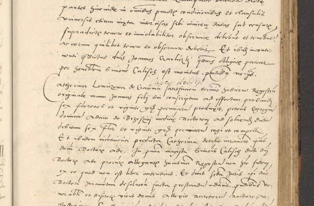 Zdjęcie nr 631 dla obiektu archiwalnego: Acta actorum causarum, sentenciarum et obligationum coram reverendo patre domino Paulo Crassowsky Varschoviensi et Omnium Sanctorum preposito, canonico vicarioque in spiritualibus ex commissione reverendissimi in Christo patris et domini domini Petri Dei gratia episcopi Cracoviensis ac officiali generali Cracoviensi ad annum Domini 1540, cuius indictio est 13, pontificatus sanctissimi in Christo patris et domini nostri domini Pauli divina providencia pape tercii anno sexto a die ac mense infrascriptis feliciter continuantur