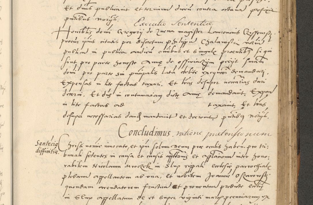 Zdjęcie nr 632 dla obiektu archiwalnego: Acta actorum causarum, sentenciarum et obligationum coram reverendo patre domino Paulo Crassowsky Varschoviensi et Omnium Sanctorum preposito, canonico vicarioque in spiritualibus ex commissione reverendissimi in Christo patris et domini domini Petri Dei gratia episcopi Cracoviensis ac officiali generali Cracoviensi ad annum Domini 1540, cuius indictio est 13, pontificatus sanctissimi in Christo patris et domini nostri domini Pauli divina providencia pape tercii anno sexto a die ac mense infrascriptis feliciter continuantur