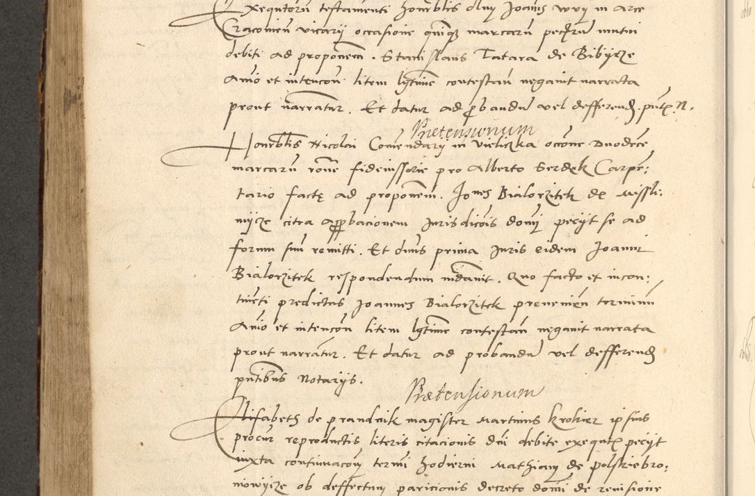 Zdjęcie nr 635 dla obiektu archiwalnego: Acta actorum causarum, sentenciarum et obligationum coram reverendo patre domino Paulo Crassowsky Varschoviensi et Omnium Sanctorum preposito, canonico vicarioque in spiritualibus ex commissione reverendissimi in Christo patris et domini domini Petri Dei gratia episcopi Cracoviensis ac officiali generali Cracoviensi ad annum Domini 1540, cuius indictio est 13, pontificatus sanctissimi in Christo patris et domini nostri domini Pauli divina providencia pape tercii anno sexto a die ac mense infrascriptis feliciter continuantur
