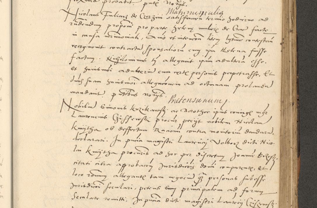 Zdjęcie nr 643 dla obiektu archiwalnego: Acta actorum causarum, sentenciarum et obligationum coram reverendo patre domino Paulo Crassowsky Varschoviensi et Omnium Sanctorum preposito, canonico vicarioque in spiritualibus ex commissione reverendissimi in Christo patris et domini domini Petri Dei gratia episcopi Cracoviensis ac officiali generali Cracoviensi ad annum Domini 1540, cuius indictio est 13, pontificatus sanctissimi in Christo patris et domini nostri domini Pauli divina providencia pape tercii anno sexto a die ac mense infrascriptis feliciter continuantur