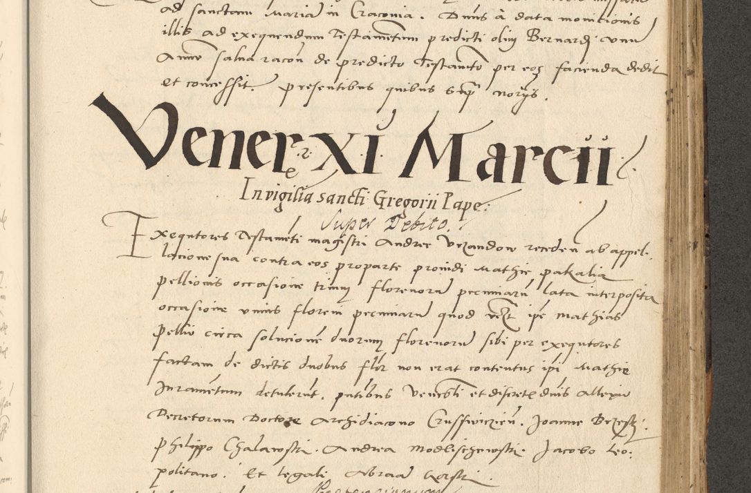 Zdjęcie nr 646 dla obiektu archiwalnego: Acta actorum causarum, sentenciarum et obligationum coram reverendo patre domino Paulo Crassowsky Varschoviensi et Omnium Sanctorum preposito, canonico vicarioque in spiritualibus ex commissione reverendissimi in Christo patris et domini domini Petri Dei gratia episcopi Cracoviensis ac officiali generali Cracoviensi ad annum Domini 1540, cuius indictio est 13, pontificatus sanctissimi in Christo patris et domini nostri domini Pauli divina providencia pape tercii anno sexto a die ac mense infrascriptis feliciter continuantur