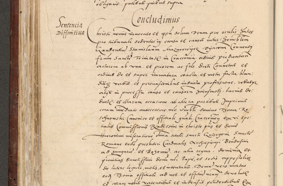 Zdjęcie nr 201 dla obiektu archiwalnego: Acta actorum causarum, sentenciarum et obligationum coram reverendo patre domino Paulo Crassowski Warscheviensi et Omnium Sanctorum preposito, canonico et officiali in spiritualibus generali Cracoviensi ad annum Domini millesimum quingentesimum quadragesimum primum, cuius indicio est quatuor decima, pontificatu (sic!) sanctissimi in Christo patris et domini nostri domini Pauli divina providencia pape tercii,, anno septimo, a die ac mense infrascriptis feliciter continuantur