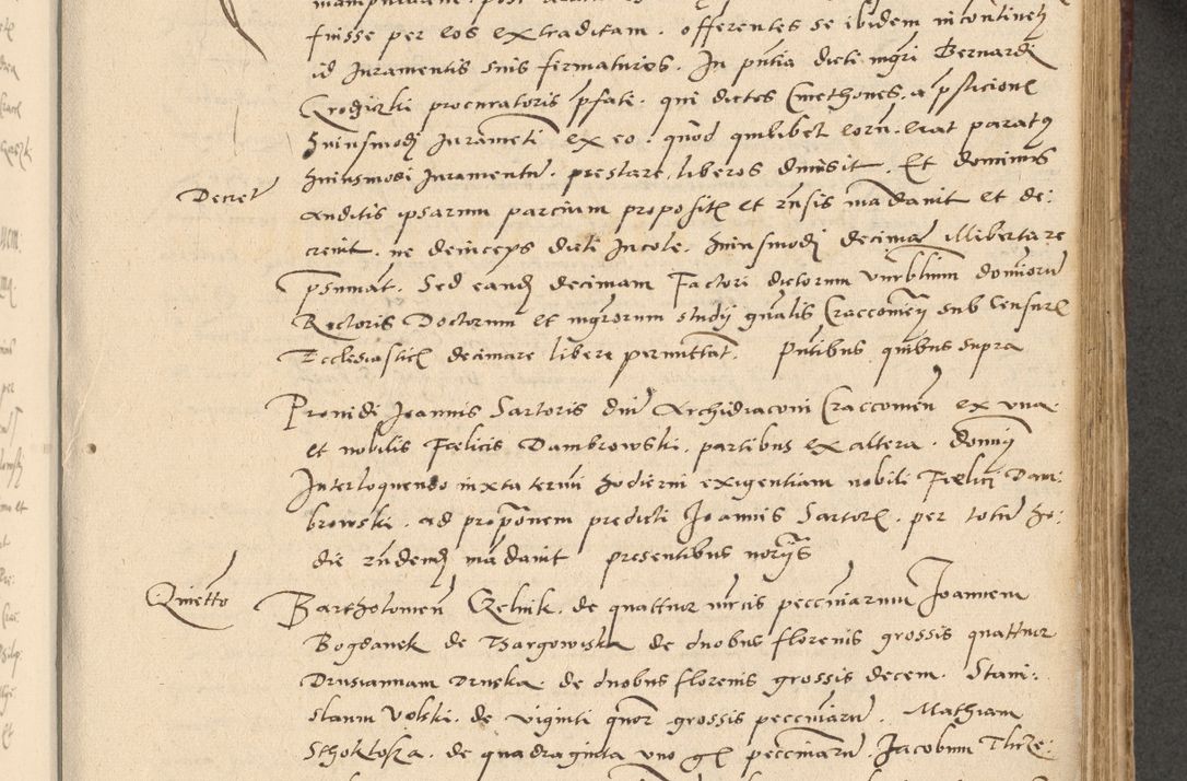Zdjęcie nr 194 dla obiektu archiwalnego: Acta actorum causarum, sentenciarum et obligationum coram reverendo patre domino Paulo Crassowski Warscheviensi et Omnium Sanctorum preposito, canonico et officiali in spiritualibus generali Cracoviensi ad annum Domini millesimum quingentesimum quadragesimum primum, cuius indicio est quatuor decima, pontificatu (sic!) sanctissimi in Christo patris et domini nostri domini Pauli divina providencia pape tercii,, anno septimo, a die ac mense infrascriptis feliciter continuantur
