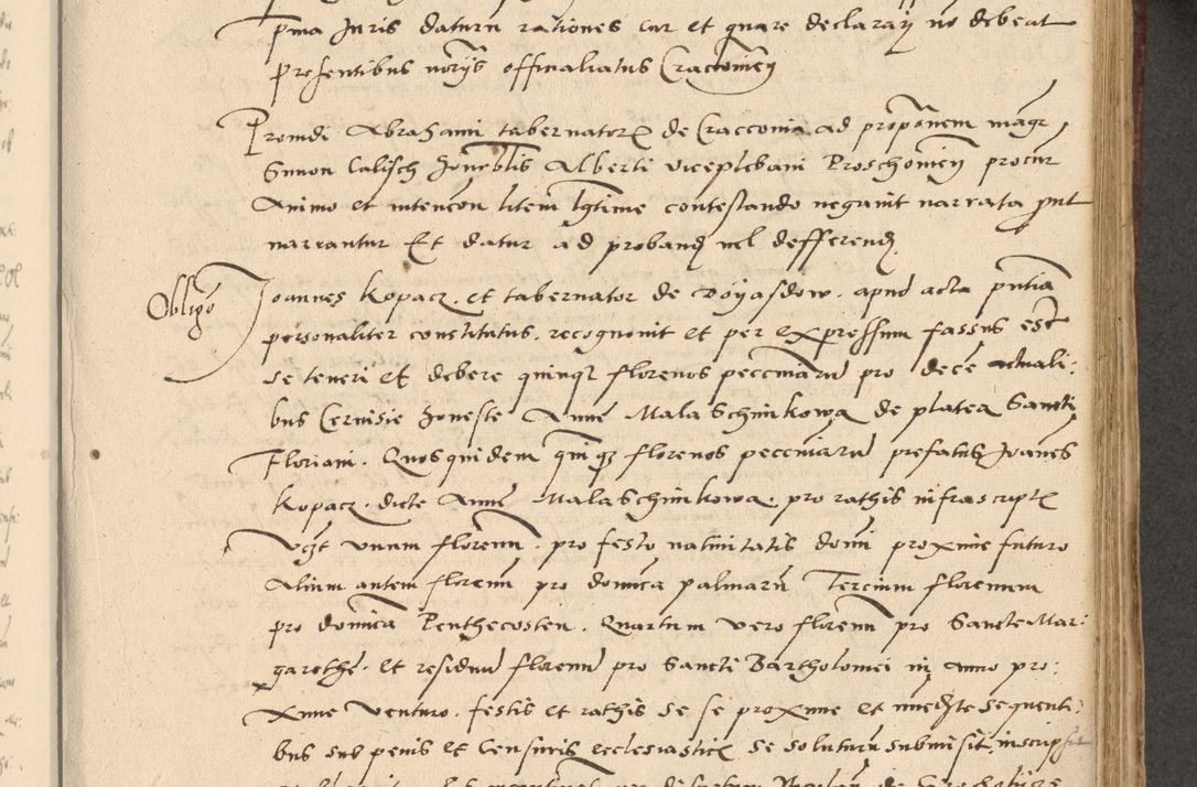 Zdjęcie nr 190 dla obiektu archiwalnego: Acta actorum causarum, sentenciarum et obligationum coram reverendo patre domino Paulo Crassowski Warscheviensi et Omnium Sanctorum preposito, canonico et officiali in spiritualibus generali Cracoviensi ad annum Domini millesimum quingentesimum quadragesimum primum, cuius indicio est quatuor decima, pontificatu (sic!) sanctissimi in Christo patris et domini nostri domini Pauli divina providencia pape tercii,, anno septimo, a die ac mense infrascriptis feliciter continuantur