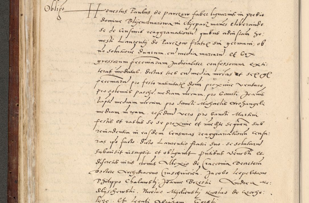 Zdjęcie nr 189 dla obiektu archiwalnego: Acta actorum causarum, sentenciarum et obligationum coram reverendo patre domino Paulo Crassowski Warscheviensi et Omnium Sanctorum preposito, canonico et officiali in spiritualibus generali Cracoviensi ad annum Domini millesimum quingentesimum quadragesimum primum, cuius indicio est quatuor decima, pontificatu (sic!) sanctissimi in Christo patris et domini nostri domini Pauli divina providencia pape tercii,, anno septimo, a die ac mense infrascriptis feliciter continuantur
