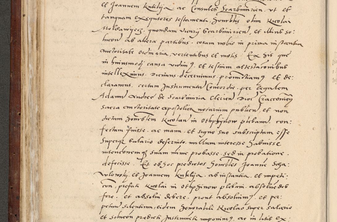 Zdjęcie nr 187 dla obiektu archiwalnego: Acta actorum causarum, sentenciarum et obligationum coram reverendo patre domino Paulo Crassowski Warscheviensi et Omnium Sanctorum preposito, canonico et officiali in spiritualibus generali Cracoviensi ad annum Domini millesimum quingentesimum quadragesimum primum, cuius indicio est quatuor decima, pontificatu (sic!) sanctissimi in Christo patris et domini nostri domini Pauli divina providencia pape tercii,, anno septimo, a die ac mense infrascriptis feliciter continuantur