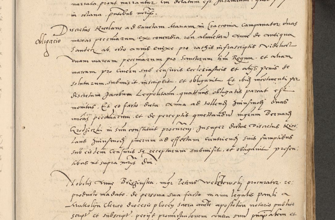 Zdjęcie nr 170 dla obiektu archiwalnego: Acta actorum causarum, sentenciarum et obligationum coram reverendo patre domino Paulo Crassowski Warscheviensi et Omnium Sanctorum preposito, canonico et officiali in spiritualibus generali Cracoviensi ad annum Domini millesimum quingentesimum quadragesimum primum, cuius indicio est quatuor decima, pontificatu (sic!) sanctissimi in Christo patris et domini nostri domini Pauli divina providencia pape tercii,, anno septimo, a die ac mense infrascriptis feliciter continuantur