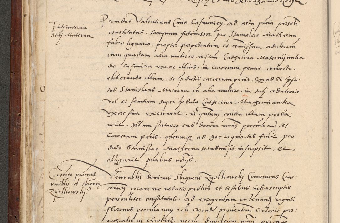 Zdjęcie nr 165 dla obiektu archiwalnego: Acta actorum causarum, sentenciarum et obligationum coram reverendo patre domino Paulo Crassowski Warscheviensi et Omnium Sanctorum preposito, canonico et officiali in spiritualibus generali Cracoviensi ad annum Domini millesimum quingentesimum quadragesimum primum, cuius indicio est quatuor decima, pontificatu (sic!) sanctissimi in Christo patris et domini nostri domini Pauli divina providencia pape tercii,, anno septimo, a die ac mense infrascriptis feliciter continuantur