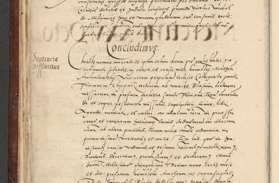 Zdjęcie nr 153 dla obiektu archiwalnego: Acta actorum causarum, sentenciarum et obligationum coram reverendo patre domino Paulo Crassowski Warscheviensi et Omnium Sanctorum preposito, canonico et officiali in spiritualibus generali Cracoviensi ad annum Domini millesimum quingentesimum quadragesimum primum, cuius indicio est quatuor decima, pontificatu (sic!) sanctissimi in Christo patris et domini nostri domini Pauli divina providencia pape tercii,, anno septimo, a die ac mense infrascriptis feliciter continuantur