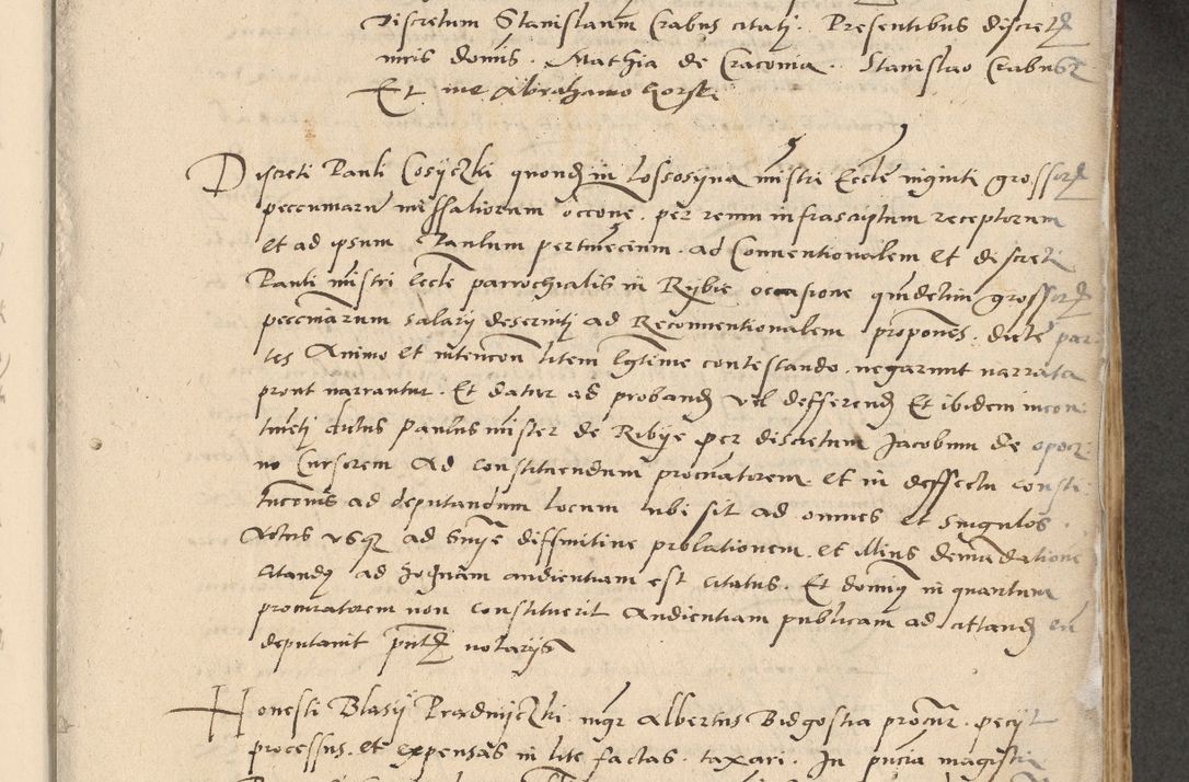 Zdjęcie nr 154 dla obiektu archiwalnego: Acta actorum causarum, sentenciarum et obligationum coram reverendo patre domino Paulo Crassowski Warscheviensi et Omnium Sanctorum preposito, canonico et officiali in spiritualibus generali Cracoviensi ad annum Domini millesimum quingentesimum quadragesimum primum, cuius indicio est quatuor decima, pontificatu (sic!) sanctissimi in Christo patris et domini nostri domini Pauli divina providencia pape tercii,, anno septimo, a die ac mense infrascriptis feliciter continuantur