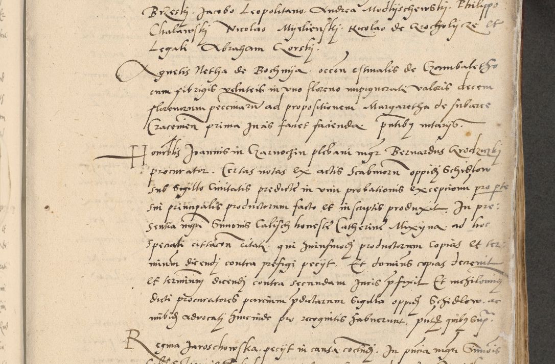 Zdjęcie nr 148 dla obiektu archiwalnego: Acta actorum causarum, sentenciarum et obligationum coram reverendo patre domino Paulo Crassowski Warscheviensi et Omnium Sanctorum preposito, canonico et officiali in spiritualibus generali Cracoviensi ad annum Domini millesimum quingentesimum quadragesimum primum, cuius indicio est quatuor decima, pontificatu (sic!) sanctissimi in Christo patris et domini nostri domini Pauli divina providencia pape tercii,, anno septimo, a die ac mense infrascriptis feliciter continuantur