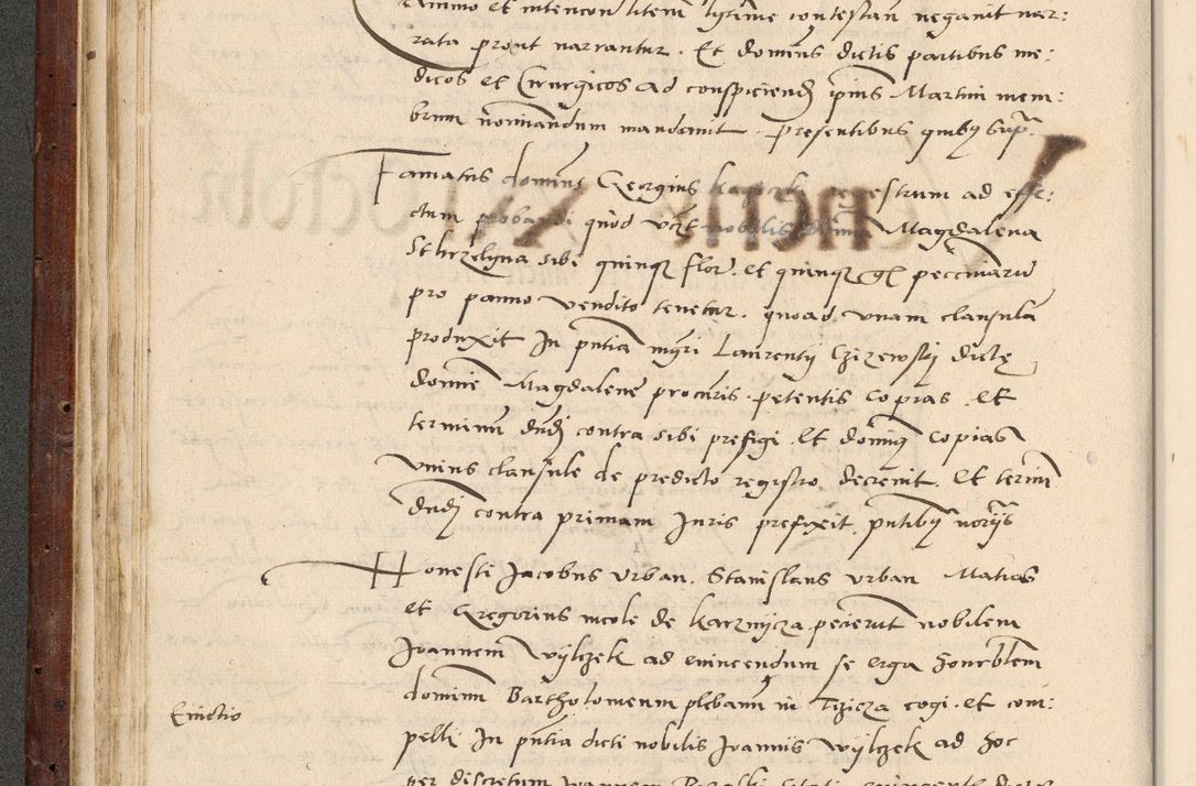 Zdjęcie nr 143 dla obiektu archiwalnego: Acta actorum causarum, sentenciarum et obligationum coram reverendo patre domino Paulo Crassowski Warscheviensi et Omnium Sanctorum preposito, canonico et officiali in spiritualibus generali Cracoviensi ad annum Domini millesimum quingentesimum quadragesimum primum, cuius indicio est quatuor decima, pontificatu (sic!) sanctissimi in Christo patris et domini nostri domini Pauli divina providencia pape tercii,, anno septimo, a die ac mense infrascriptis feliciter continuantur