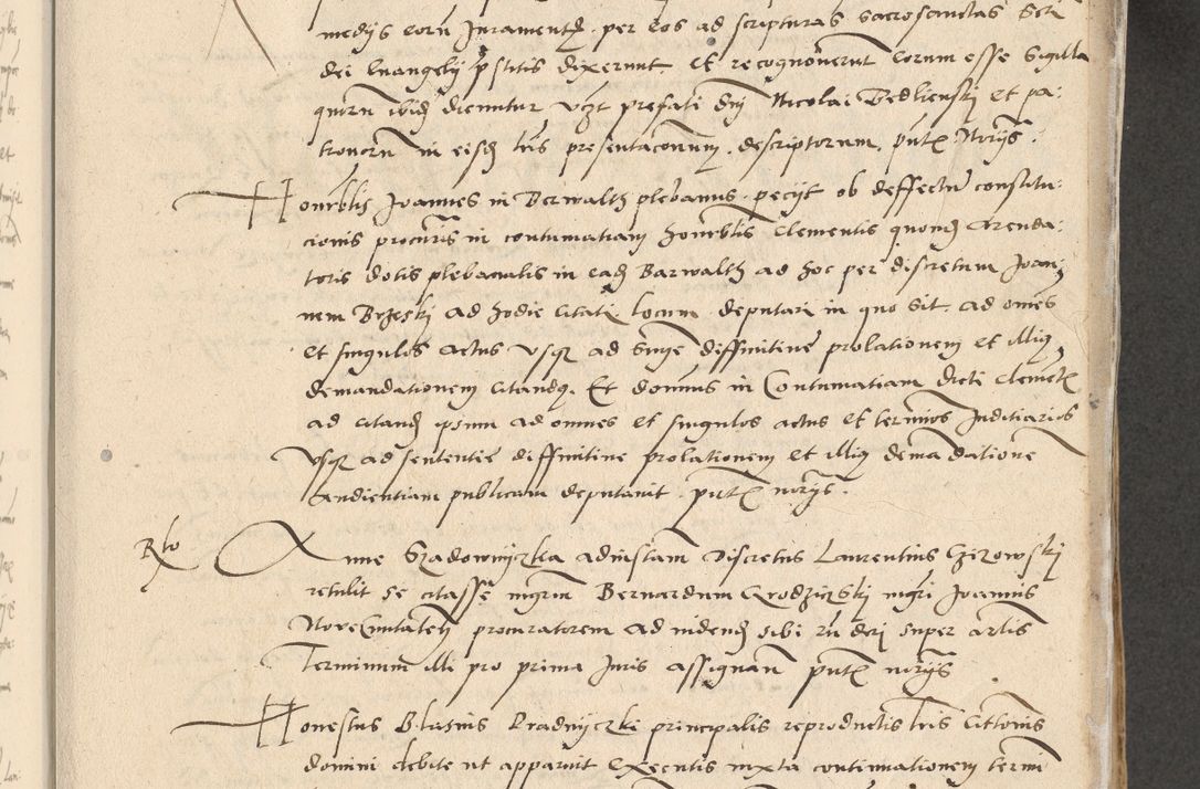 Zdjęcie nr 136 dla obiektu archiwalnego: Acta actorum causarum, sentenciarum et obligationum coram reverendo patre domino Paulo Crassowski Warscheviensi et Omnium Sanctorum preposito, canonico et officiali in spiritualibus generali Cracoviensi ad annum Domini millesimum quingentesimum quadragesimum primum, cuius indicio est quatuor decima, pontificatu (sic!) sanctissimi in Christo patris et domini nostri domini Pauli divina providencia pape tercii,, anno septimo, a die ac mense infrascriptis feliciter continuantur