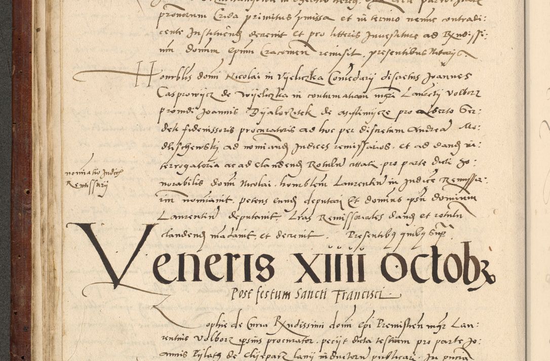 Zdjęcie nr 129 dla obiektu archiwalnego: Acta actorum causarum, sentenciarum et obligationum coram reverendo patre domino Paulo Crassowski Warscheviensi et Omnium Sanctorum preposito, canonico et officiali in spiritualibus generali Cracoviensi ad annum Domini millesimum quingentesimum quadragesimum primum, cuius indicio est quatuor decima, pontificatu (sic!) sanctissimi in Christo patris et domini nostri domini Pauli divina providencia pape tercii,, anno septimo, a die ac mense infrascriptis feliciter continuantur