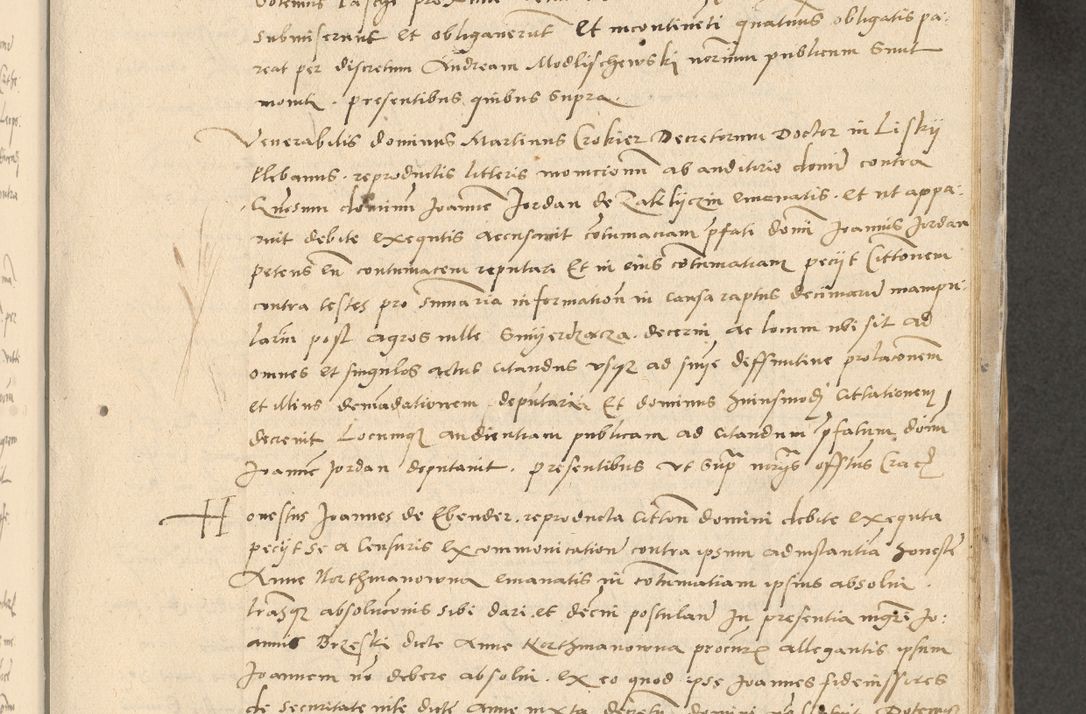 Zdjęcie nr 126 dla obiektu archiwalnego: Acta actorum causarum, sentenciarum et obligationum coram reverendo patre domino Paulo Crassowski Warscheviensi et Omnium Sanctorum preposito, canonico et officiali in spiritualibus generali Cracoviensi ad annum Domini millesimum quingentesimum quadragesimum primum, cuius indicio est quatuor decima, pontificatu (sic!) sanctissimi in Christo patris et domini nostri domini Pauli divina providencia pape tercii,, anno septimo, a die ac mense infrascriptis feliciter continuantur