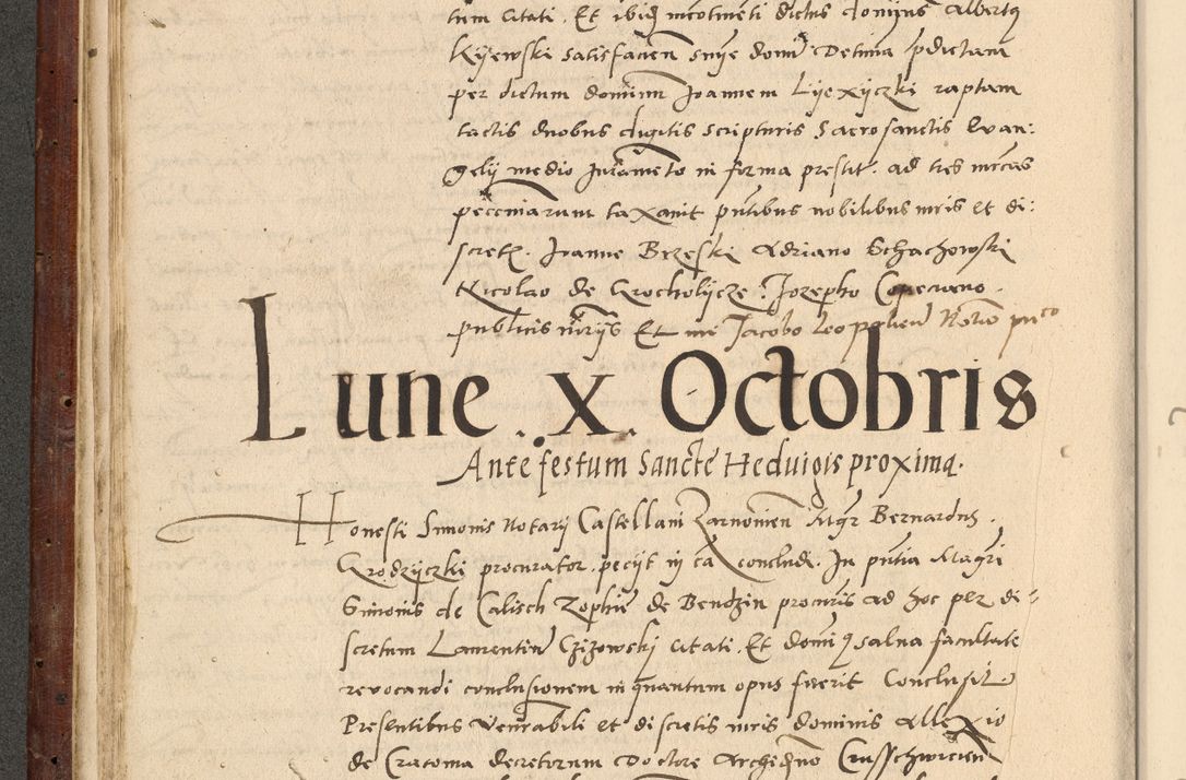 Zdjęcie nr 123 dla obiektu archiwalnego: Acta actorum causarum, sentenciarum et obligationum coram reverendo patre domino Paulo Crassowski Warscheviensi et Omnium Sanctorum preposito, canonico et officiali in spiritualibus generali Cracoviensi ad annum Domini millesimum quingentesimum quadragesimum primum, cuius indicio est quatuor decima, pontificatu (sic!) sanctissimi in Christo patris et domini nostri domini Pauli divina providencia pape tercii,, anno septimo, a die ac mense infrascriptis feliciter continuantur