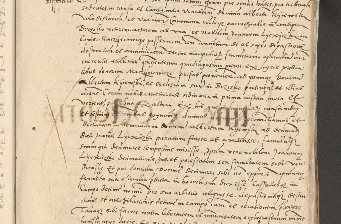 Zdjęcie nr 122 dla obiektu archiwalnego: Acta actorum causarum, sentenciarum et obligationum coram reverendo patre domino Paulo Crassowski Warscheviensi et Omnium Sanctorum preposito, canonico et officiali in spiritualibus generali Cracoviensi ad annum Domini millesimum quingentesimum quadragesimum primum, cuius indicio est quatuor decima, pontificatu (sic!) sanctissimi in Christo patris et domini nostri domini Pauli divina providencia pape tercii,, anno septimo, a die ac mense infrascriptis feliciter continuantur