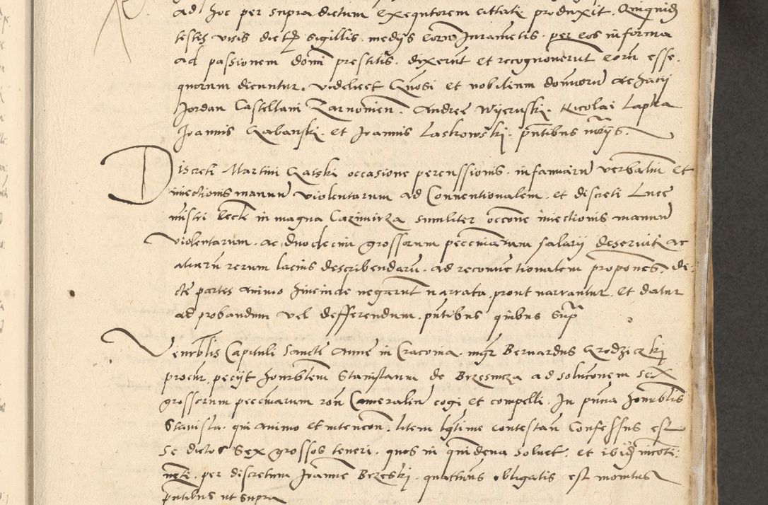 Zdjęcie nr 114 dla obiektu archiwalnego: Acta actorum causarum, sentenciarum et obligationum coram reverendo patre domino Paulo Crassowski Warscheviensi et Omnium Sanctorum preposito, canonico et officiali in spiritualibus generali Cracoviensi ad annum Domini millesimum quingentesimum quadragesimum primum, cuius indicio est quatuor decima, pontificatu (sic!) sanctissimi in Christo patris et domini nostri domini Pauli divina providencia pape tercii,, anno septimo, a die ac mense infrascriptis feliciter continuantur