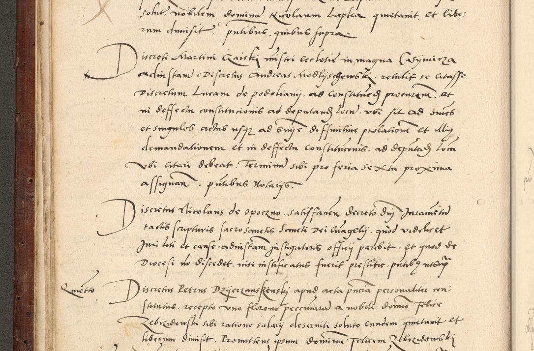 Zdjęcie nr 115 dla obiektu archiwalnego: Acta actorum causarum, sentenciarum et obligationum coram reverendo patre domino Paulo Crassowski Warscheviensi et Omnium Sanctorum preposito, canonico et officiali in spiritualibus generali Cracoviensi ad annum Domini millesimum quingentesimum quadragesimum primum, cuius indicio est quatuor decima, pontificatu (sic!) sanctissimi in Christo patris et domini nostri domini Pauli divina providencia pape tercii,, anno septimo, a die ac mense infrascriptis feliciter continuantur