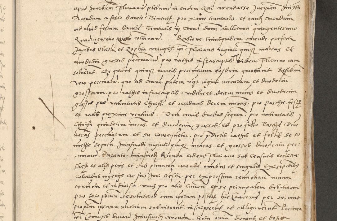 Zdjęcie nr 110 dla obiektu archiwalnego: Acta actorum causarum, sentenciarum et obligationum coram reverendo patre domino Paulo Crassowski Warscheviensi et Omnium Sanctorum preposito, canonico et officiali in spiritualibus generali Cracoviensi ad annum Domini millesimum quingentesimum quadragesimum primum, cuius indicio est quatuor decima, pontificatu (sic!) sanctissimi in Christo patris et domini nostri domini Pauli divina providencia pape tercii,, anno septimo, a die ac mense infrascriptis feliciter continuantur