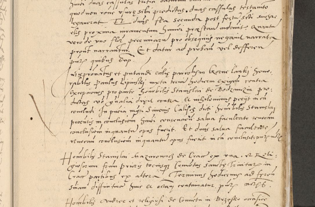 Zdjęcie nr 92 dla obiektu archiwalnego: Acta actorum causarum, sentenciarum et obligationum coram reverendo patre domino Paulo Crassowski Warscheviensi et Omnium Sanctorum preposito, canonico et officiali in spiritualibus generali Cracoviensi ad annum Domini millesimum quingentesimum quadragesimum primum, cuius indicio est quatuor decima, pontificatu (sic!) sanctissimi in Christo patris et domini nostri domini Pauli divina providencia pape tercii,, anno septimo, a die ac mense infrascriptis feliciter continuantur