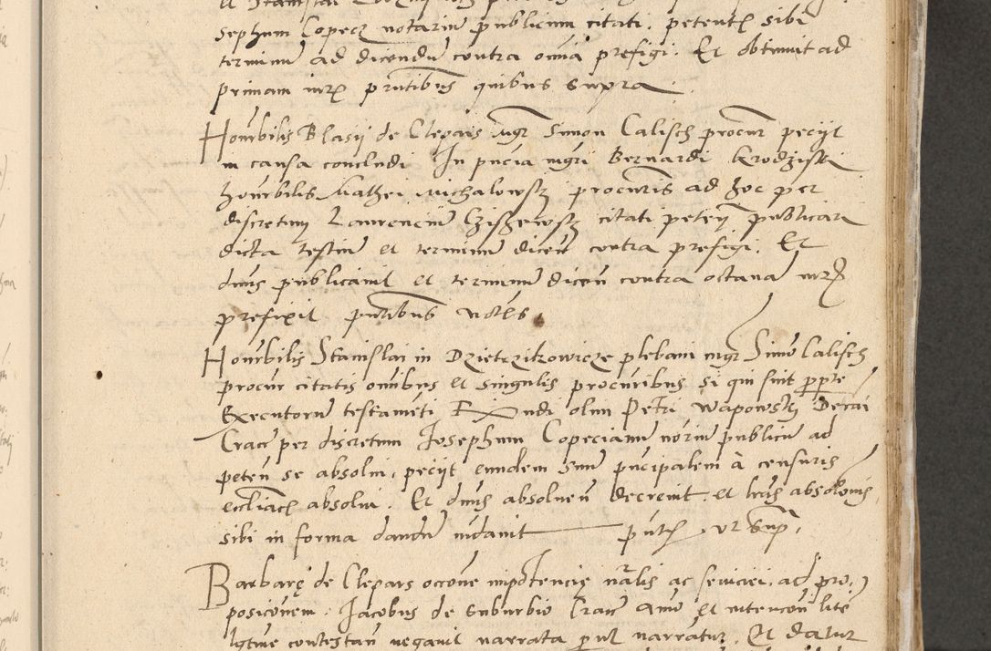 Zdjęcie nr 90 dla obiektu archiwalnego: Acta actorum causarum, sentenciarum et obligationum coram reverendo patre domino Paulo Crassowski Warscheviensi et Omnium Sanctorum preposito, canonico et officiali in spiritualibus generali Cracoviensi ad annum Domini millesimum quingentesimum quadragesimum primum, cuius indicio est quatuor decima, pontificatu (sic!) sanctissimi in Christo patris et domini nostri domini Pauli divina providencia pape tercii,, anno septimo, a die ac mense infrascriptis feliciter continuantur