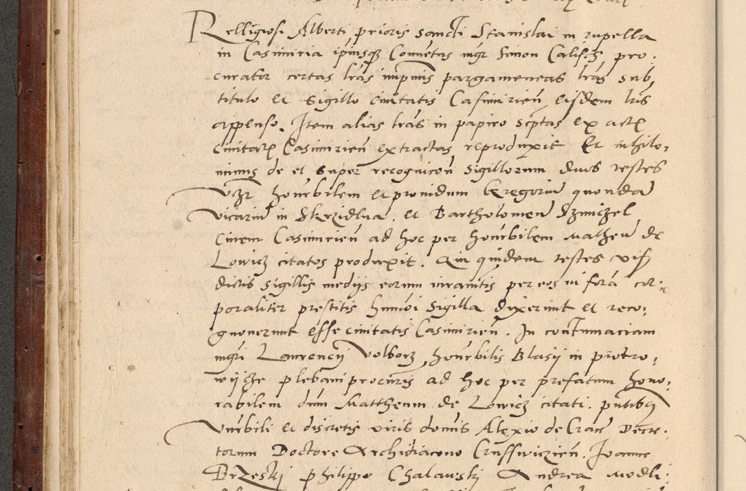 Zdjęcie nr 85 dla obiektu archiwalnego: Acta actorum causarum, sentenciarum et obligationum coram reverendo patre domino Paulo Crassowski Warscheviensi et Omnium Sanctorum preposito, canonico et officiali in spiritualibus generali Cracoviensi ad annum Domini millesimum quingentesimum quadragesimum primum, cuius indicio est quatuor decima, pontificatu (sic!) sanctissimi in Christo patris et domini nostri domini Pauli divina providencia pape tercii,, anno septimo, a die ac mense infrascriptis feliciter continuantur