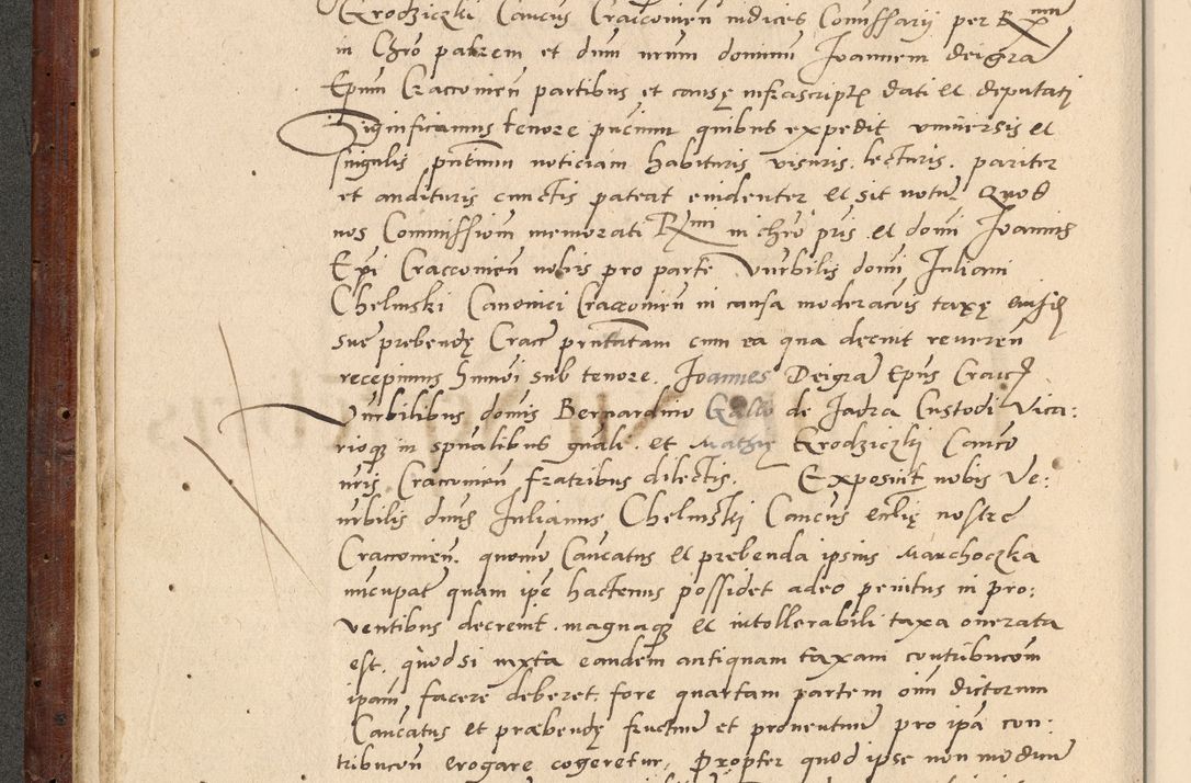 Zdjęcie nr 77 dla obiektu archiwalnego: Acta actorum causarum, sentenciarum et obligationum coram reverendo patre domino Paulo Crassowski Warscheviensi et Omnium Sanctorum preposito, canonico et officiali in spiritualibus generali Cracoviensi ad annum Domini millesimum quingentesimum quadragesimum primum, cuius indicio est quatuor decima, pontificatu (sic!) sanctissimi in Christo patris et domini nostri domini Pauli divina providencia pape tercii,, anno septimo, a die ac mense infrascriptis feliciter continuantur