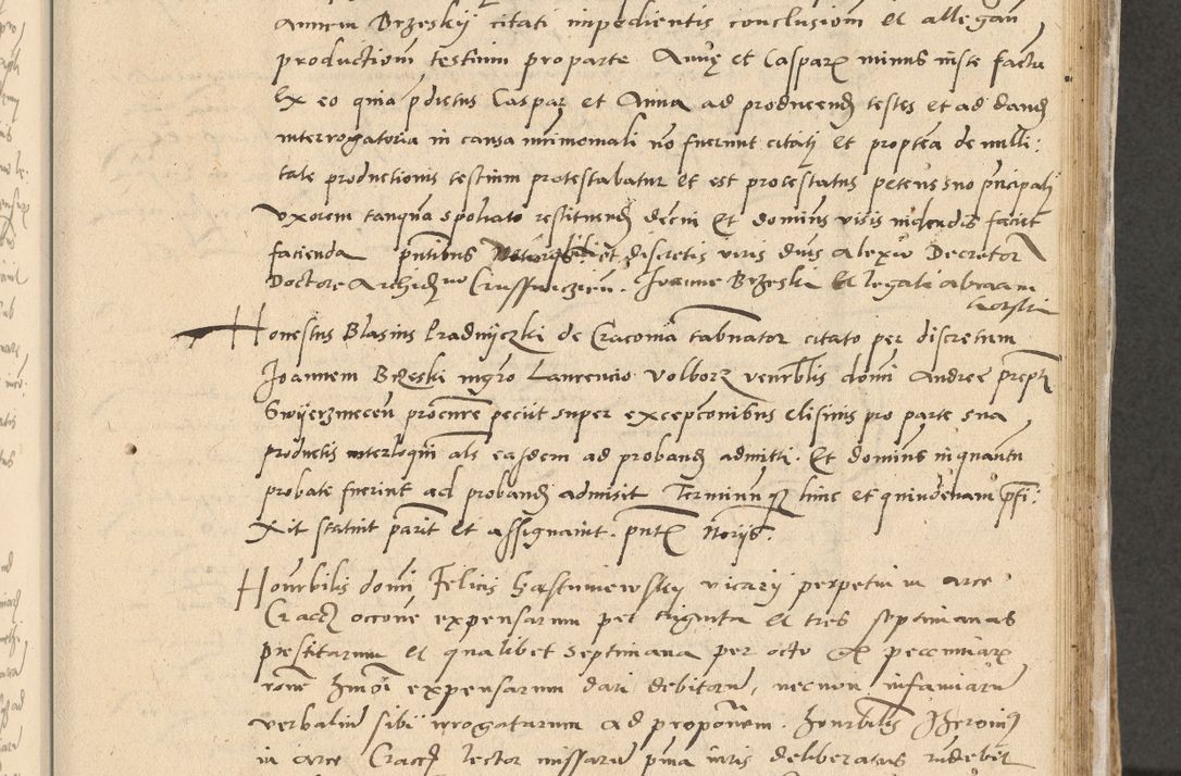 Zdjęcie nr 68 dla obiektu archiwalnego: Acta actorum causarum, sentenciarum et obligationum coram reverendo patre domino Paulo Crassowski Warscheviensi et Omnium Sanctorum preposito, canonico et officiali in spiritualibus generali Cracoviensi ad annum Domini millesimum quingentesimum quadragesimum primum, cuius indicio est quatuor decima, pontificatu (sic!) sanctissimi in Christo patris et domini nostri domini Pauli divina providencia pape tercii,, anno septimo, a die ac mense infrascriptis feliciter continuantur
