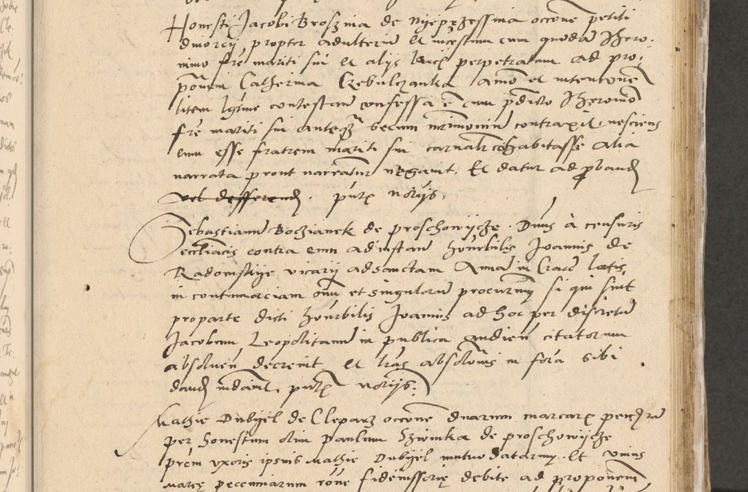 Zdjęcie nr 66 dla obiektu archiwalnego: Acta actorum causarum, sentenciarum et obligationum coram reverendo patre domino Paulo Crassowski Warscheviensi et Omnium Sanctorum preposito, canonico et officiali in spiritualibus generali Cracoviensi ad annum Domini millesimum quingentesimum quadragesimum primum, cuius indicio est quatuor decima, pontificatu (sic!) sanctissimi in Christo patris et domini nostri domini Pauli divina providencia pape tercii,, anno septimo, a die ac mense infrascriptis feliciter continuantur