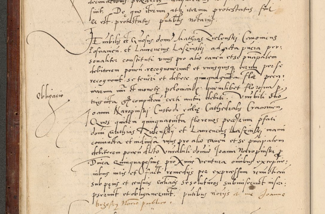 Zdjęcie nr 59 dla obiektu archiwalnego: Acta actorum causarum, sentenciarum et obligationum coram reverendo patre domino Paulo Crassowski Warscheviensi et Omnium Sanctorum preposito, canonico et officiali in spiritualibus generali Cracoviensi ad annum Domini millesimum quingentesimum quadragesimum primum, cuius indicio est quatuor decima, pontificatu (sic!) sanctissimi in Christo patris et domini nostri domini Pauli divina providencia pape tercii,, anno septimo, a die ac mense infrascriptis feliciter continuantur