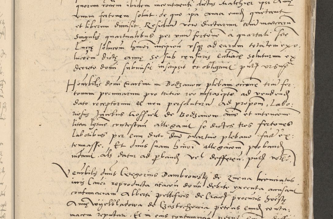 Zdjęcie nr 56 dla obiektu archiwalnego: Acta actorum causarum, sentenciarum et obligationum coram reverendo patre domino Paulo Crassowski Warscheviensi et Omnium Sanctorum preposito, canonico et officiali in spiritualibus generali Cracoviensi ad annum Domini millesimum quingentesimum quadragesimum primum, cuius indicio est quatuor decima, pontificatu (sic!) sanctissimi in Christo patris et domini nostri domini Pauli divina providencia pape tercii,, anno septimo, a die ac mense infrascriptis feliciter continuantur