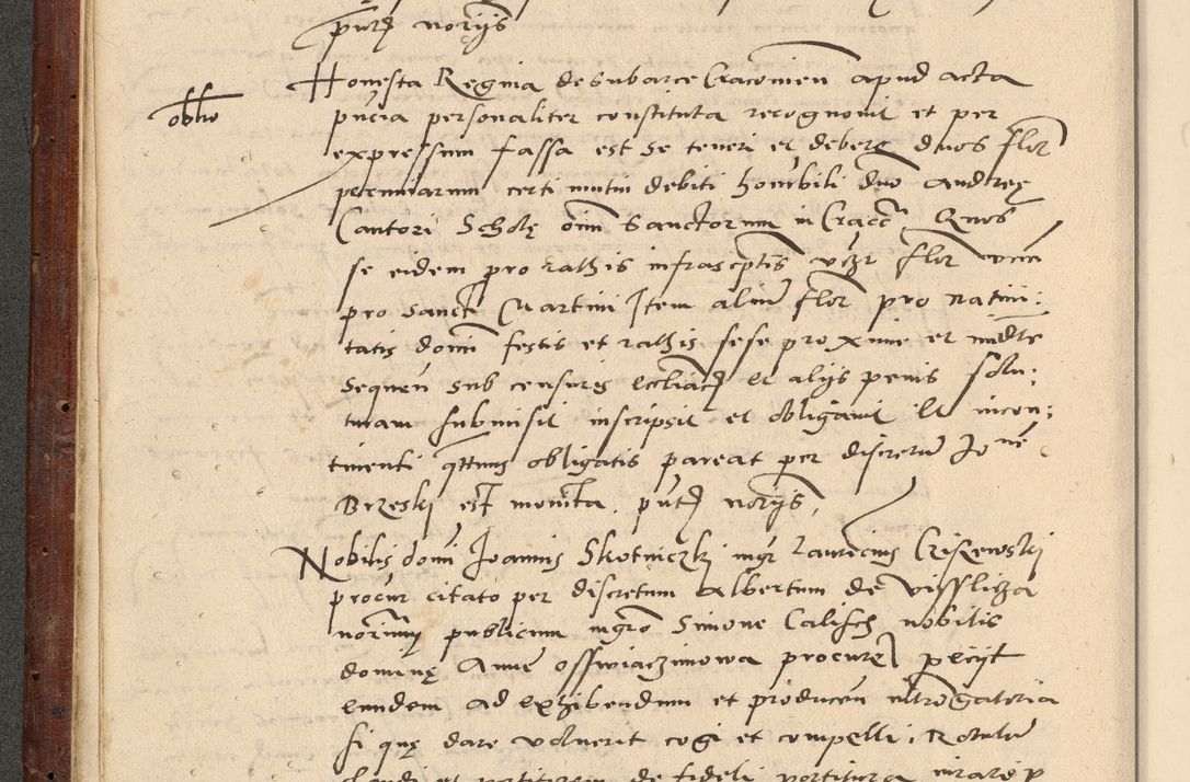 Zdjęcie nr 57 dla obiektu archiwalnego: Acta actorum causarum, sentenciarum et obligationum coram reverendo patre domino Paulo Crassowski Warscheviensi et Omnium Sanctorum preposito, canonico et officiali in spiritualibus generali Cracoviensi ad annum Domini millesimum quingentesimum quadragesimum primum, cuius indicio est quatuor decima, pontificatu (sic!) sanctissimi in Christo patris et domini nostri domini Pauli divina providencia pape tercii,, anno septimo, a die ac mense infrascriptis feliciter continuantur