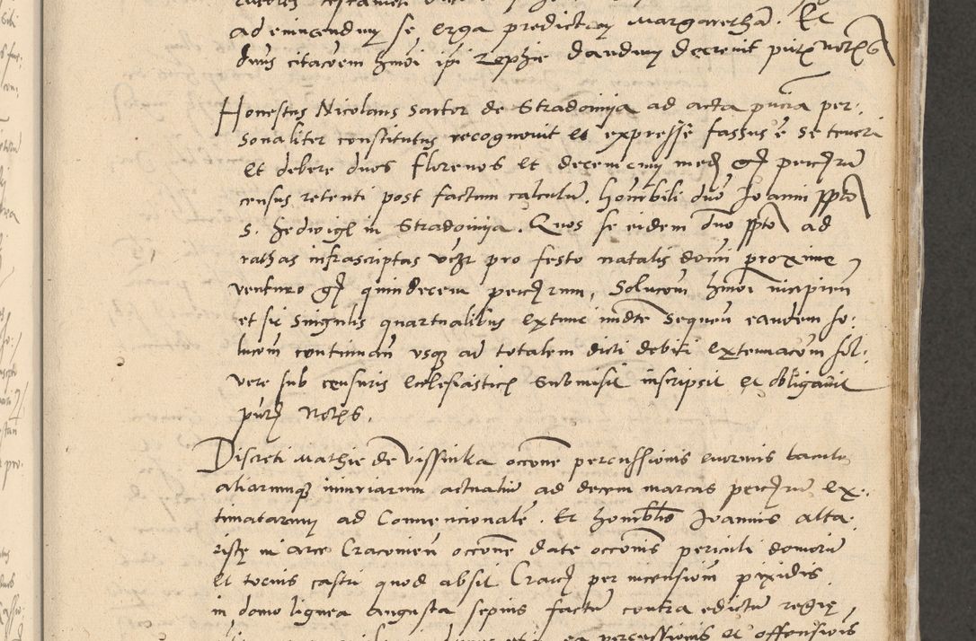 Zdjęcie nr 54 dla obiektu archiwalnego: Acta actorum causarum, sentenciarum et obligationum coram reverendo patre domino Paulo Crassowski Warscheviensi et Omnium Sanctorum preposito, canonico et officiali in spiritualibus generali Cracoviensi ad annum Domini millesimum quingentesimum quadragesimum primum, cuius indicio est quatuor decima, pontificatu (sic!) sanctissimi in Christo patris et domini nostri domini Pauli divina providencia pape tercii,, anno septimo, a die ac mense infrascriptis feliciter continuantur