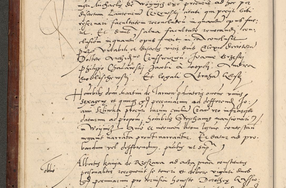 Zdjęcie nr 53 dla obiektu archiwalnego: Acta actorum causarum, sentenciarum et obligationum coram reverendo patre domino Paulo Crassowski Warscheviensi et Omnium Sanctorum preposito, canonico et officiali in spiritualibus generali Cracoviensi ad annum Domini millesimum quingentesimum quadragesimum primum, cuius indicio est quatuor decima, pontificatu (sic!) sanctissimi in Christo patris et domini nostri domini Pauli divina providencia pape tercii,, anno septimo, a die ac mense infrascriptis feliciter continuantur