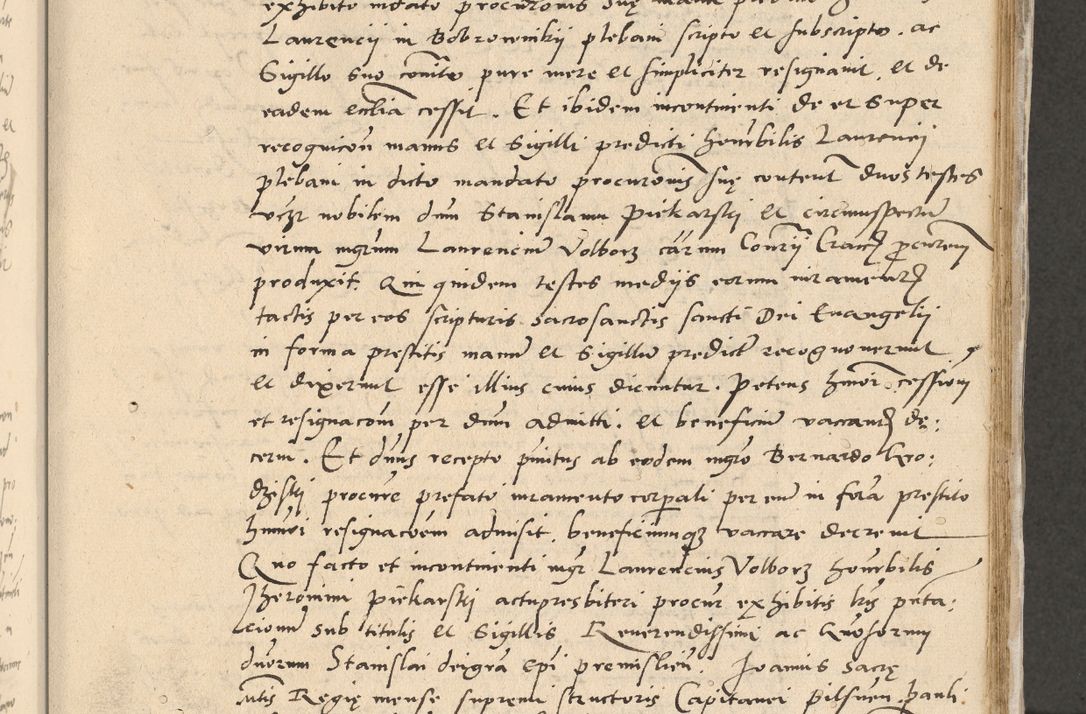Zdjęcie nr 52 dla obiektu archiwalnego: Acta actorum causarum, sentenciarum et obligationum coram reverendo patre domino Paulo Crassowski Warscheviensi et Omnium Sanctorum preposito, canonico et officiali in spiritualibus generali Cracoviensi ad annum Domini millesimum quingentesimum quadragesimum primum, cuius indicio est quatuor decima, pontificatu (sic!) sanctissimi in Christo patris et domini nostri domini Pauli divina providencia pape tercii,, anno septimo, a die ac mense infrascriptis feliciter continuantur