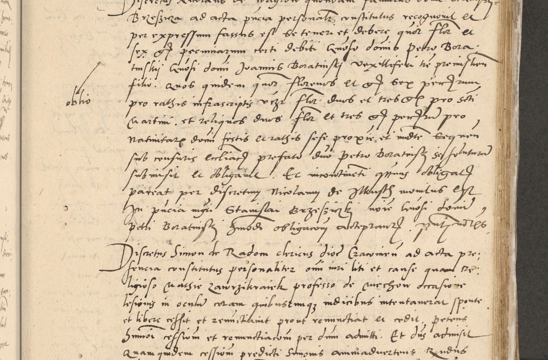 Zdjęcie nr 48 dla obiektu archiwalnego: Acta actorum causarum, sentenciarum et obligationum coram reverendo patre domino Paulo Crassowski Warscheviensi et Omnium Sanctorum preposito, canonico et officiali in spiritualibus generali Cracoviensi ad annum Domini millesimum quingentesimum quadragesimum primum, cuius indicio est quatuor decima, pontificatu (sic!) sanctissimi in Christo patris et domini nostri domini Pauli divina providencia pape tercii,, anno septimo, a die ac mense infrascriptis feliciter continuantur