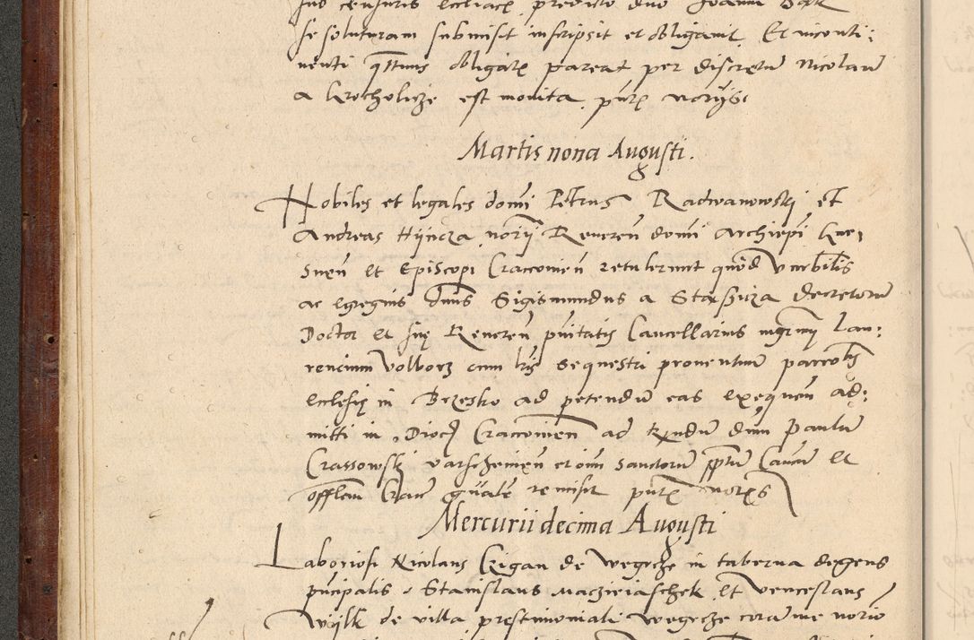 Zdjęcie nr 45 dla obiektu archiwalnego: Acta actorum causarum, sentenciarum et obligationum coram reverendo patre domino Paulo Crassowski Warscheviensi et Omnium Sanctorum preposito, canonico et officiali in spiritualibus generali Cracoviensi ad annum Domini millesimum quingentesimum quadragesimum primum, cuius indicio est quatuor decima, pontificatu (sic!) sanctissimi in Christo patris et domini nostri domini Pauli divina providencia pape tercii,, anno septimo, a die ac mense infrascriptis feliciter continuantur