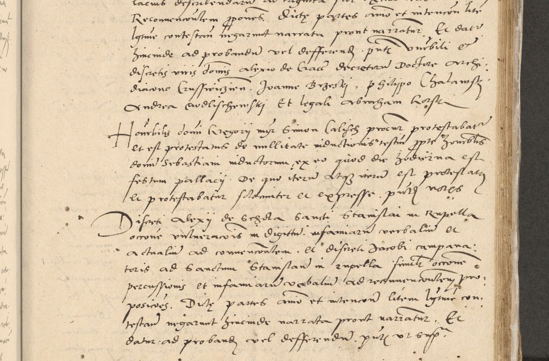 Zdjęcie nr 42 dla obiektu archiwalnego: Acta actorum causarum, sentenciarum et obligationum coram reverendo patre domino Paulo Crassowski Warscheviensi et Omnium Sanctorum preposito, canonico et officiali in spiritualibus generali Cracoviensi ad annum Domini millesimum quingentesimum quadragesimum primum, cuius indicio est quatuor decima, pontificatu (sic!) sanctissimi in Christo patris et domini nostri domini Pauli divina providencia pape tercii,, anno septimo, a die ac mense infrascriptis feliciter continuantur